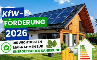 KfW-Förderung 2026: Die wichtigsten Maßnahmen zur energetischen Sanierung