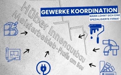 Gewerke-Koordination – wann lohnt sich eine spezialisierte Firma für Innenausbau?