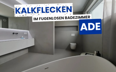 Kalkflecken ade – ein fugenloses Badezimmer als Lösung bei hartem Wasser